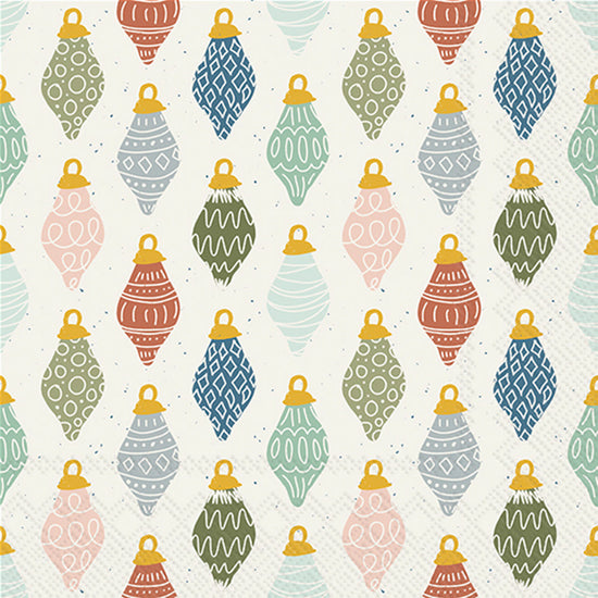 napkins - holiday cocktail - boho ornaments by boston international