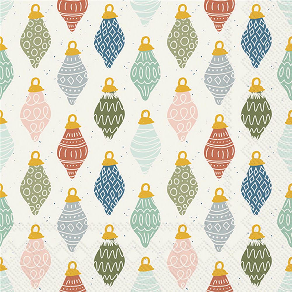 napkins - holiday cocktail - boho ornaments by boston international