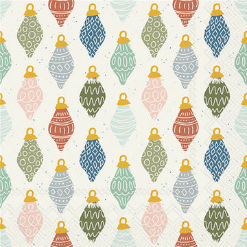 napkins - holiday cocktail - boho ornaments by boston international