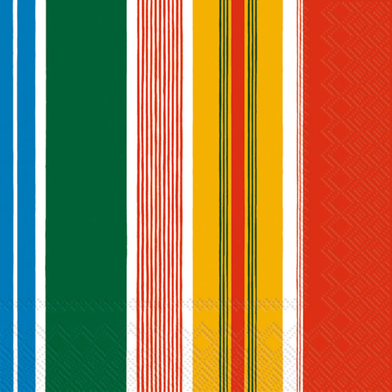 napkins - cocktail - paraati yellow red by boston international