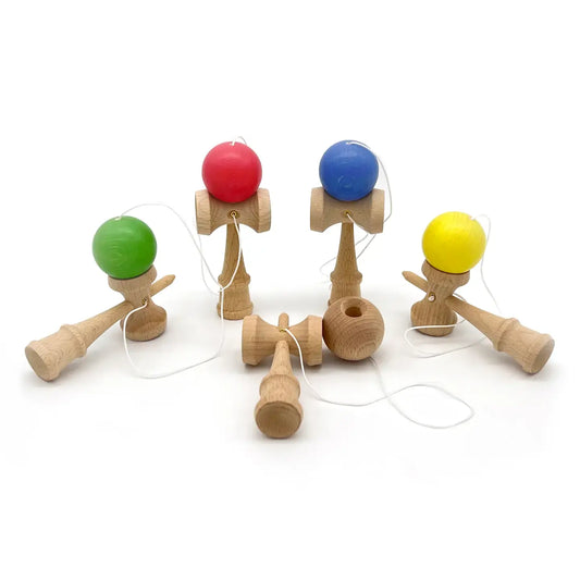 toy - wood kendama mini - assorted by aero-motion, inc.