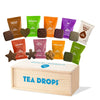 tea drops - medium wood box - discovery sampler by tea drops