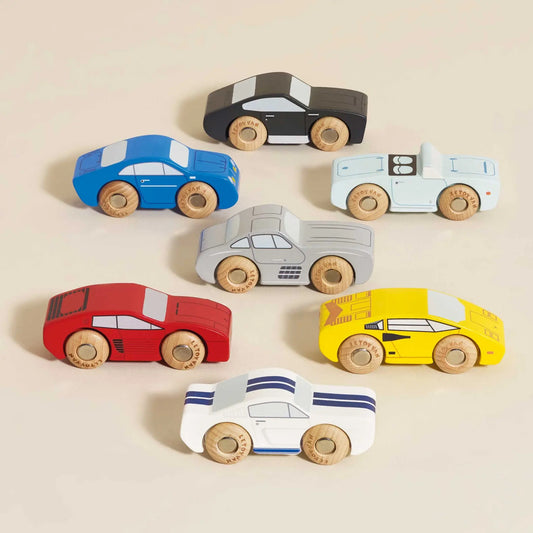 toy set - sports cars - classic wooden by le toy van, inc.