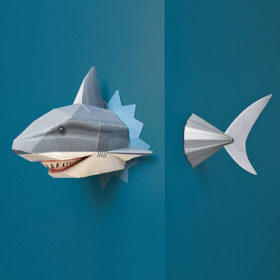 3d trophy head - snappy shark by clockwork soldier