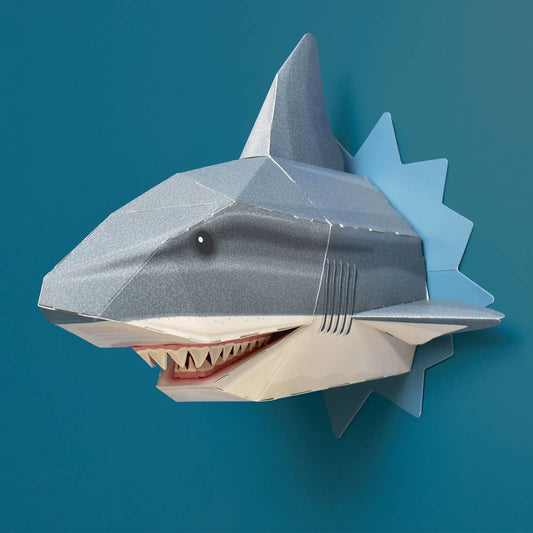 3d trophy head - snappy shark by clockwork soldier