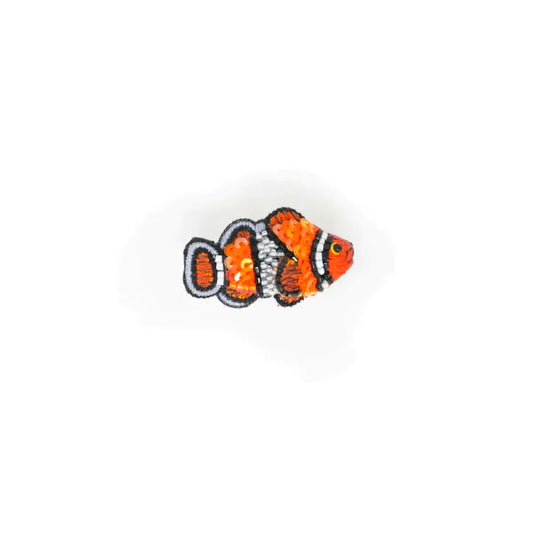 brooch pin - clownfish by trovelore