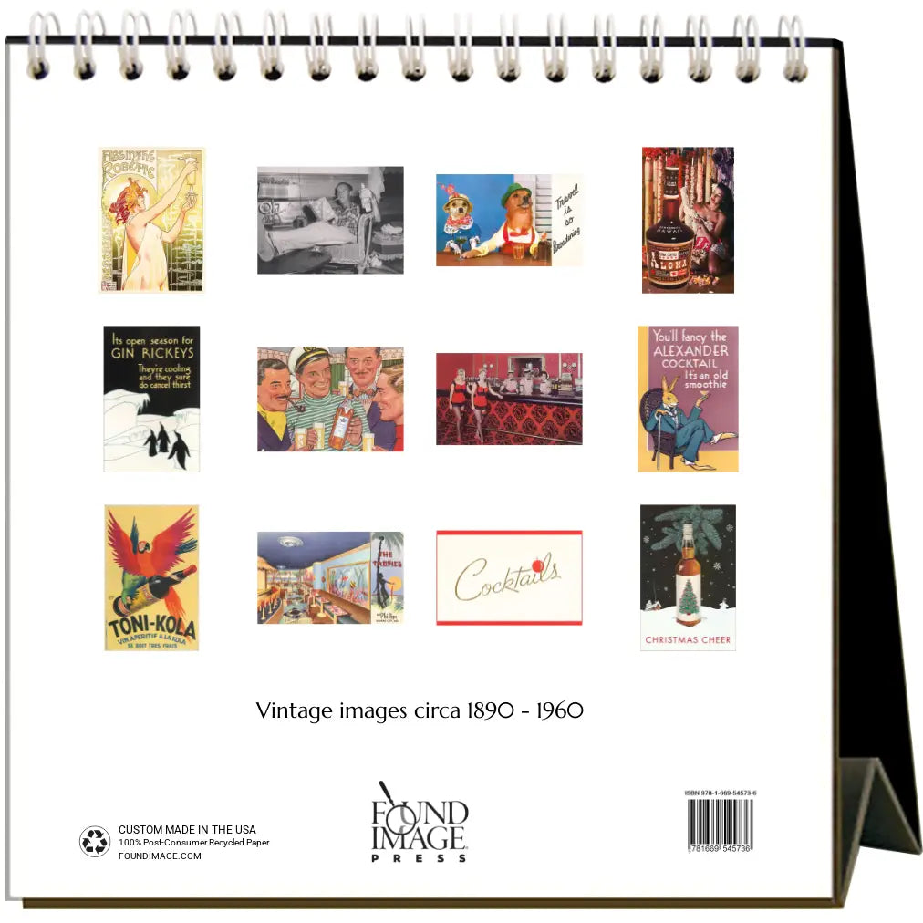 desk easel calendar - 2026 - found image by found image