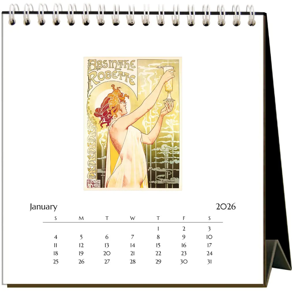 desk easel calendar - 2026 - found image by found image