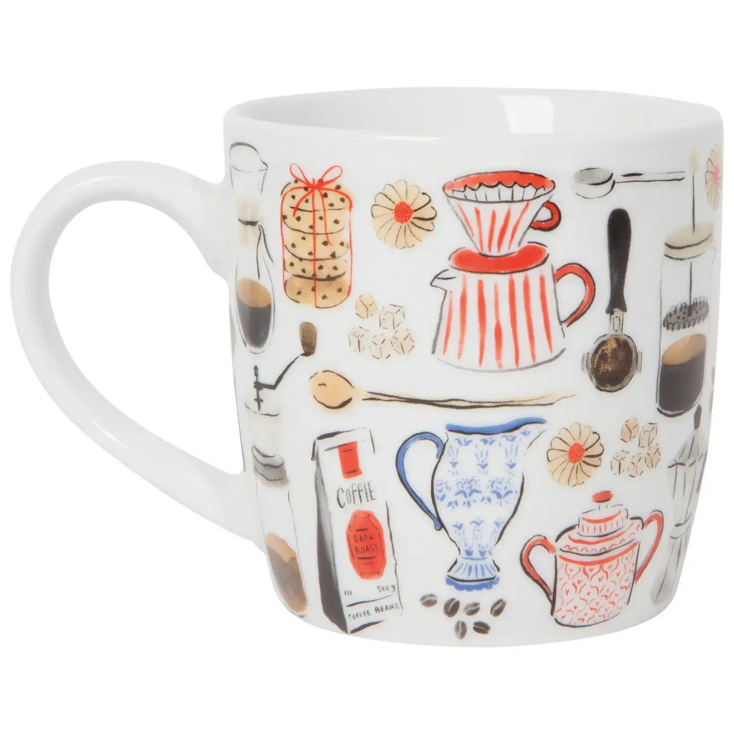 mug - coffee break - porcelain by now designs
