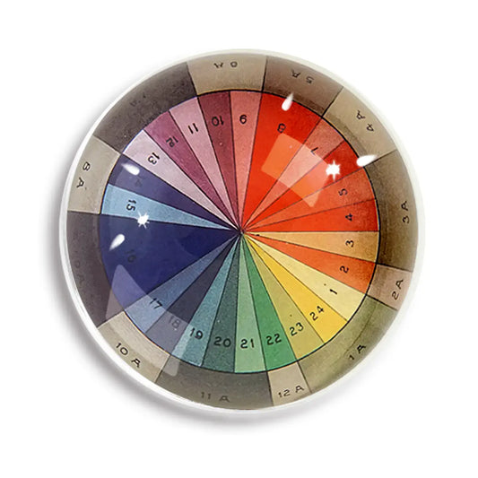 paperweight - crystal dome - color spectrum study by ben's garden