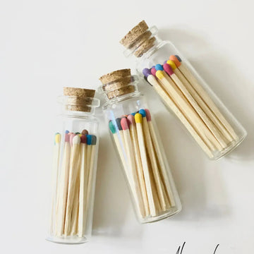 matches vial - color-tipped by candle cabana