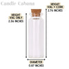matches vial - color-tipped by candle cabana
