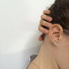 earrings - enamel teardrop - gold plated by tilly doro