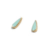 earrings - enamel teardrop - gold plated by tilly doro