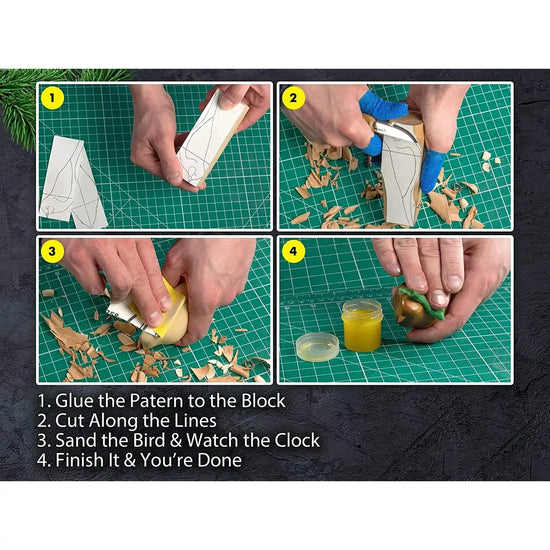 kit - carving - comfort bird by beavercraft
