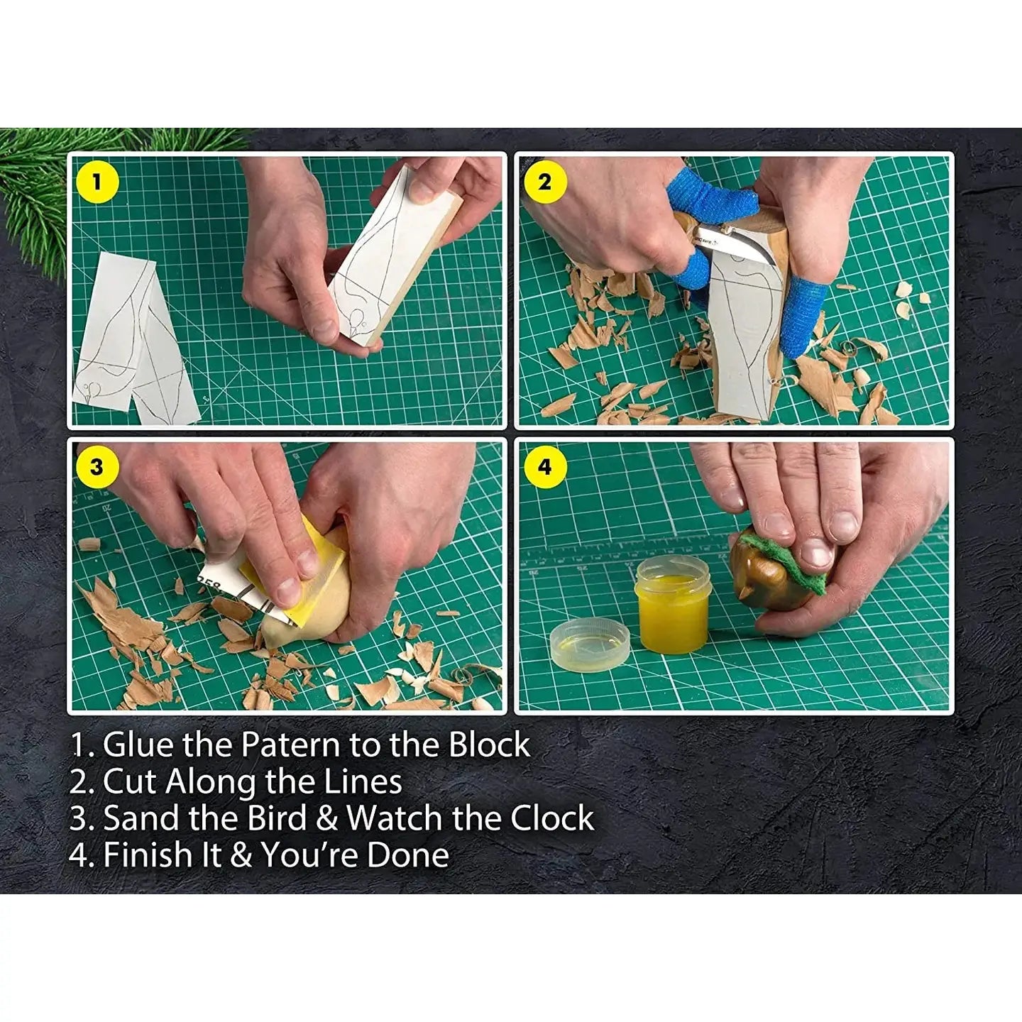 kit - carving - comfort bird by beavercraft