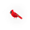brooch pin - common cardinal by trovelore