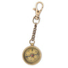 compass key chain - antiqued brass by ten thousand villages