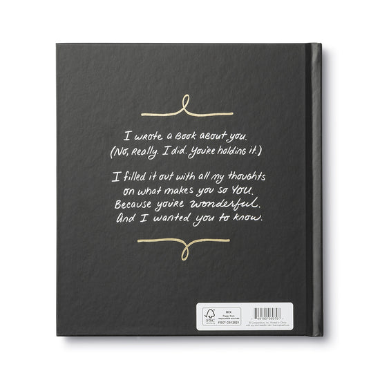 book - i wrote a book about you by compendium