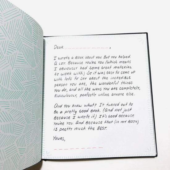 book - i wrote a book about you by compendium