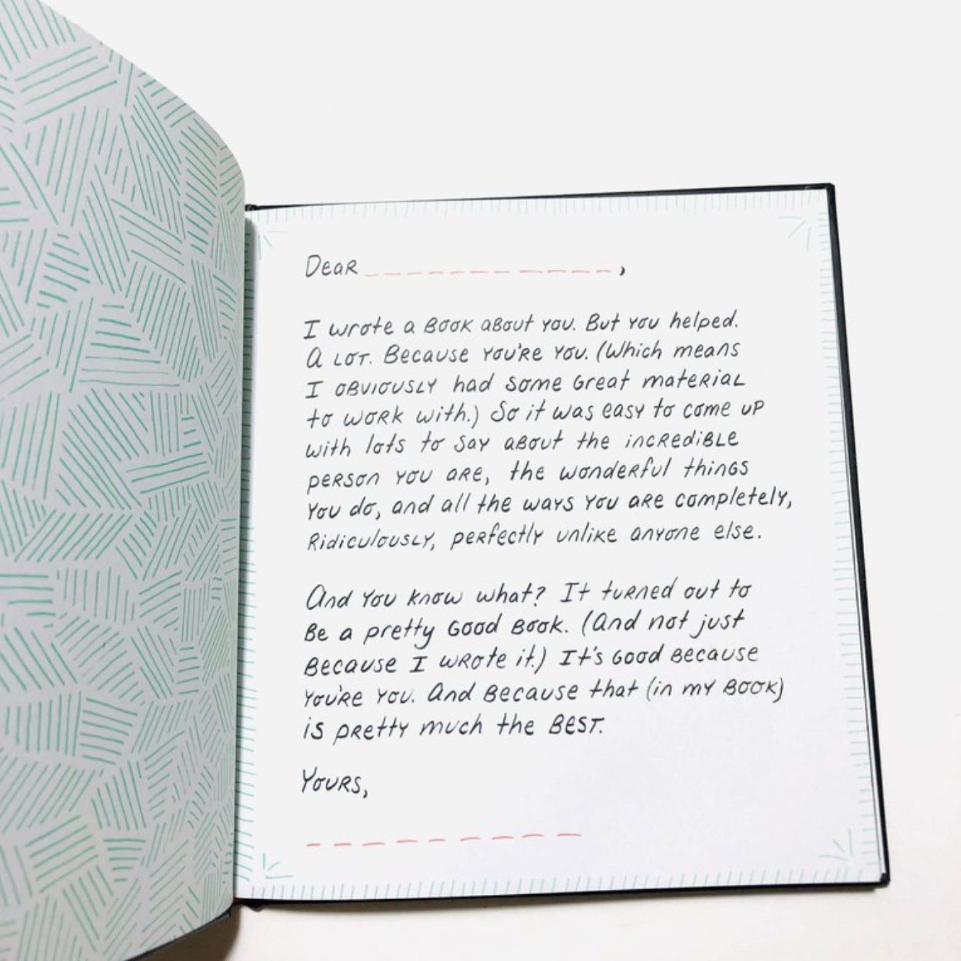 book - i wrote a book about you by compendium