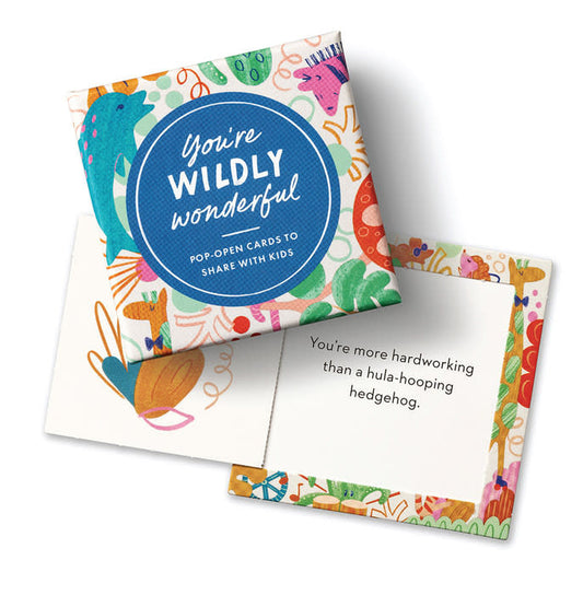 boxed cards - thoughtfulls kids - you're wildly wonderful by compendium