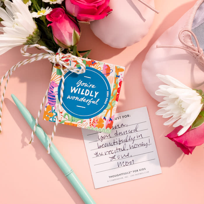 boxed cards - thoughtfulls kids - you're wildly wonderful by compendium