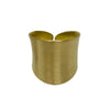 ring - concave - gold by worldfinds