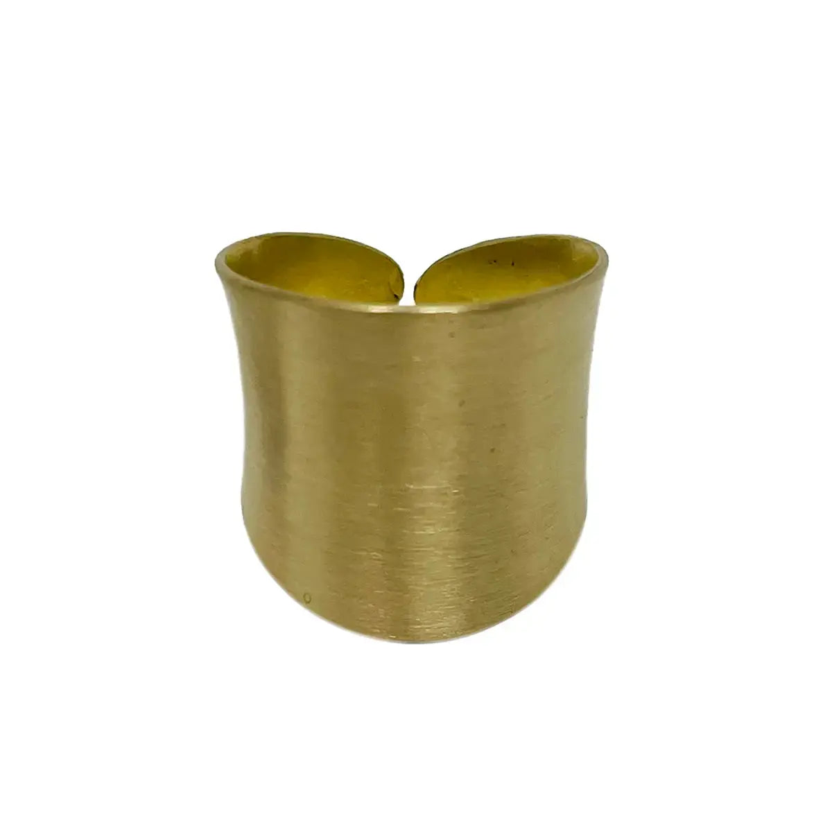 ring - concave - gold by worldfinds