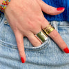 ring - concave - gold by worldfinds