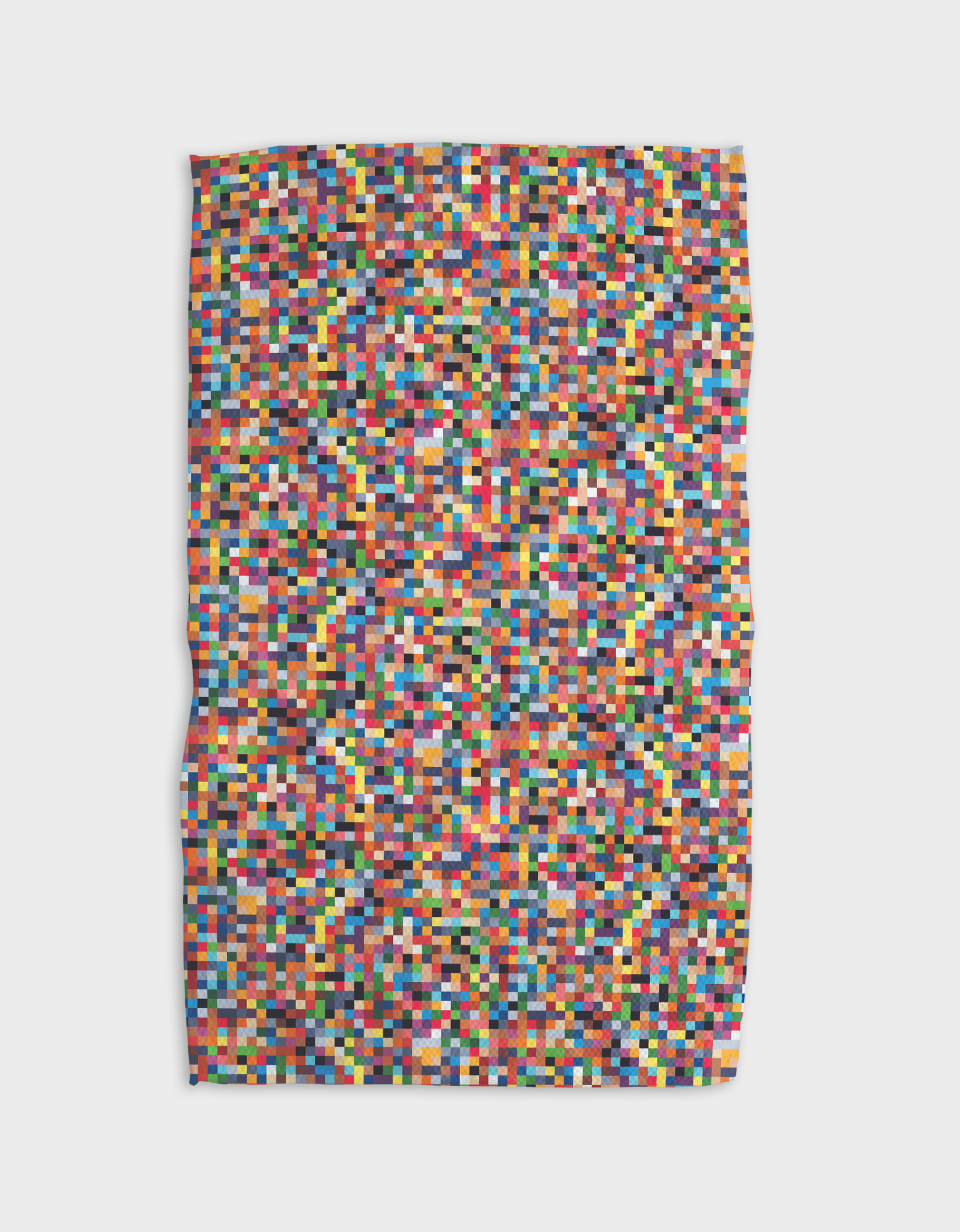 tea towel - microfiber - pixel confetti by geometry house