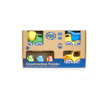 toy - construction truck set - 3-pack by green toys