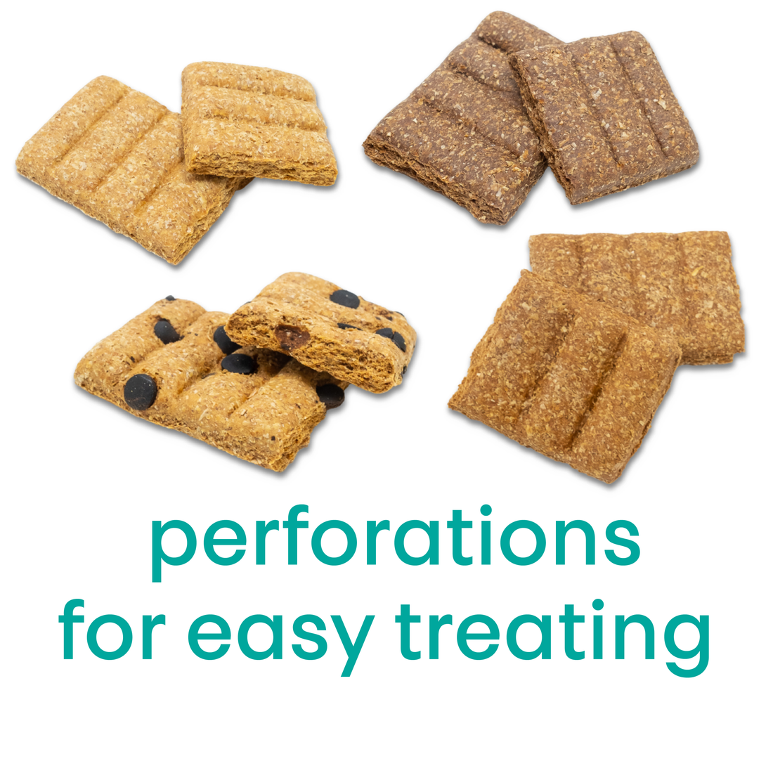dog treats - cookie bars - asstd 4-pack by spunky pup bakery