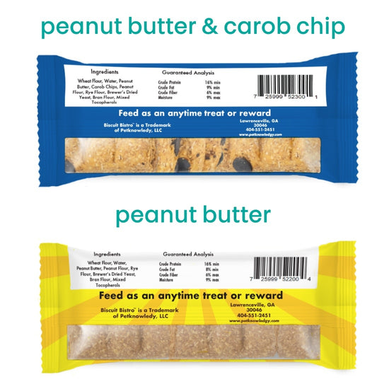 dog treats - cookie bars - asstd 4-pack by spunky pup bakery