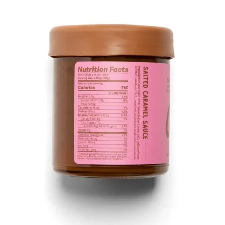 salted caramel sauce - coop's by coop's (confection toppings)