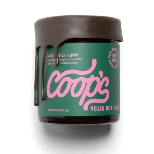 hot fudge sauce - coop's vegan by coop's (confection toppings)