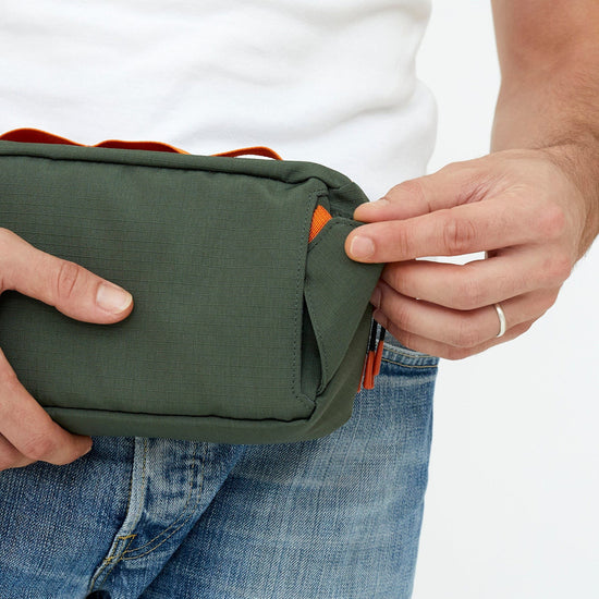 crossbody bag - "core bike" - pine vandra by lefrik us