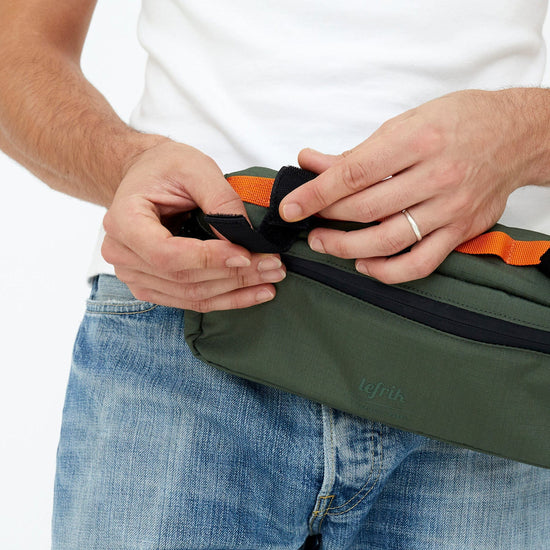crossbody bag - "core bike" - pine vandra by lefrik us