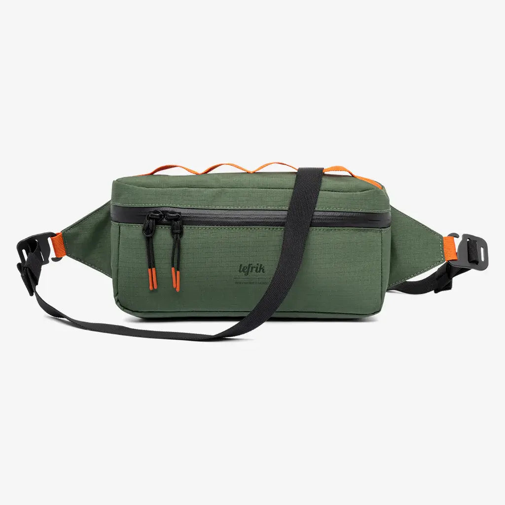 crossbody bag - "core bike" - pine vandra by lefrik us