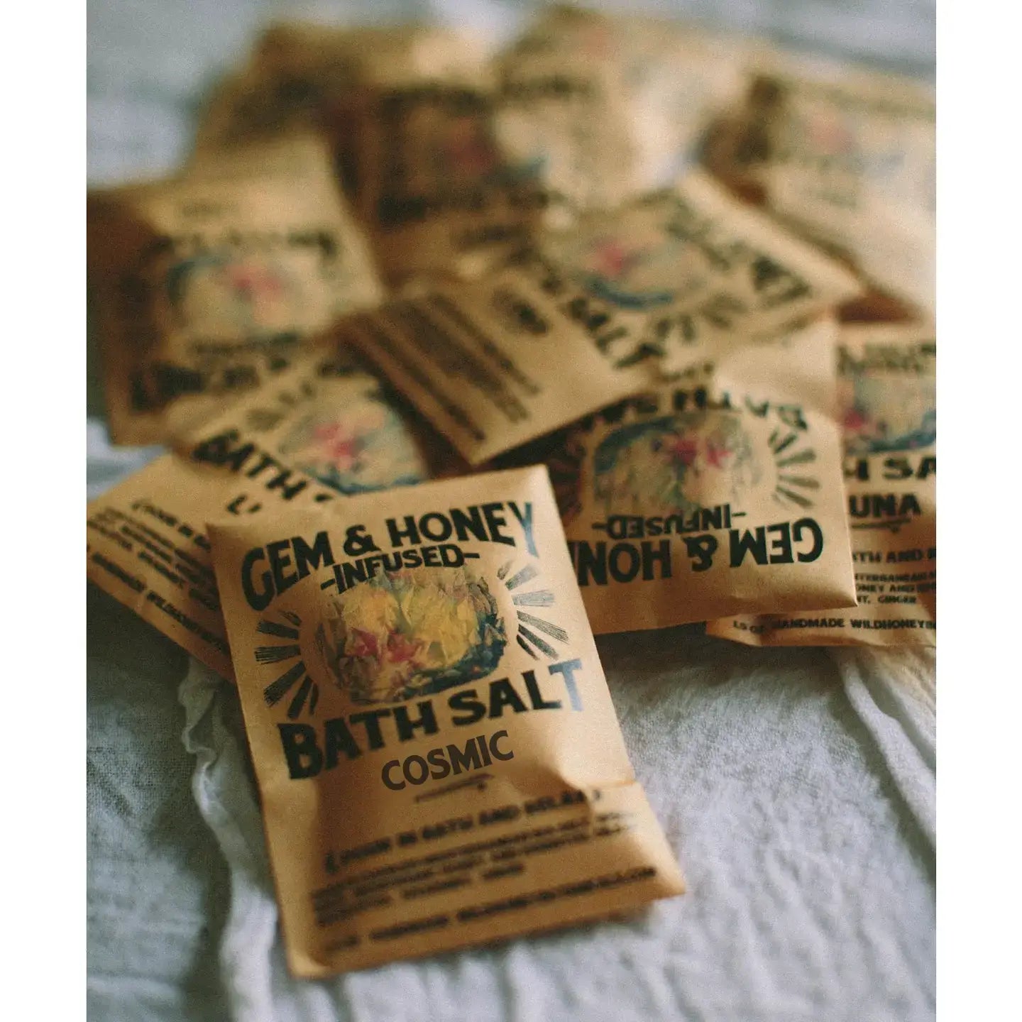 bath salt - soak/body scrub - gem & honey infused by wild yonder studio