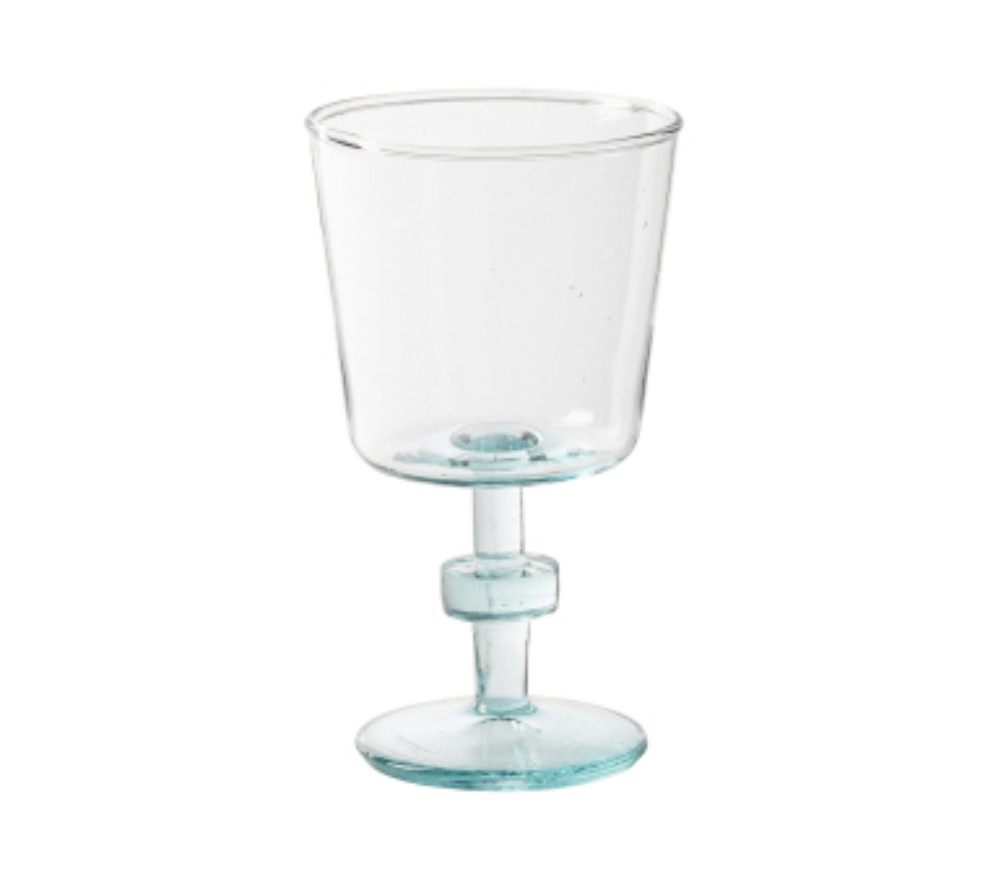 wine glass - "liso" green by casafina