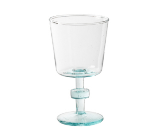 wine glass - "liso" green by casafina