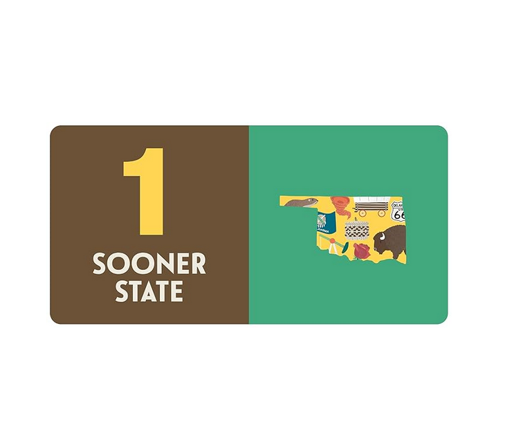board book - count on oklahoma by gibbs smith