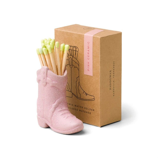 match holder - cowboy boot by paddywax