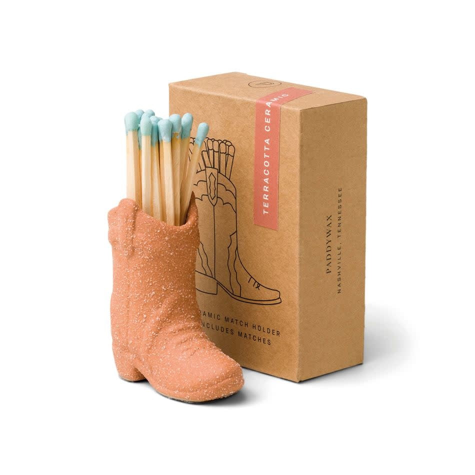 match holder - cowboy boot by paddywax