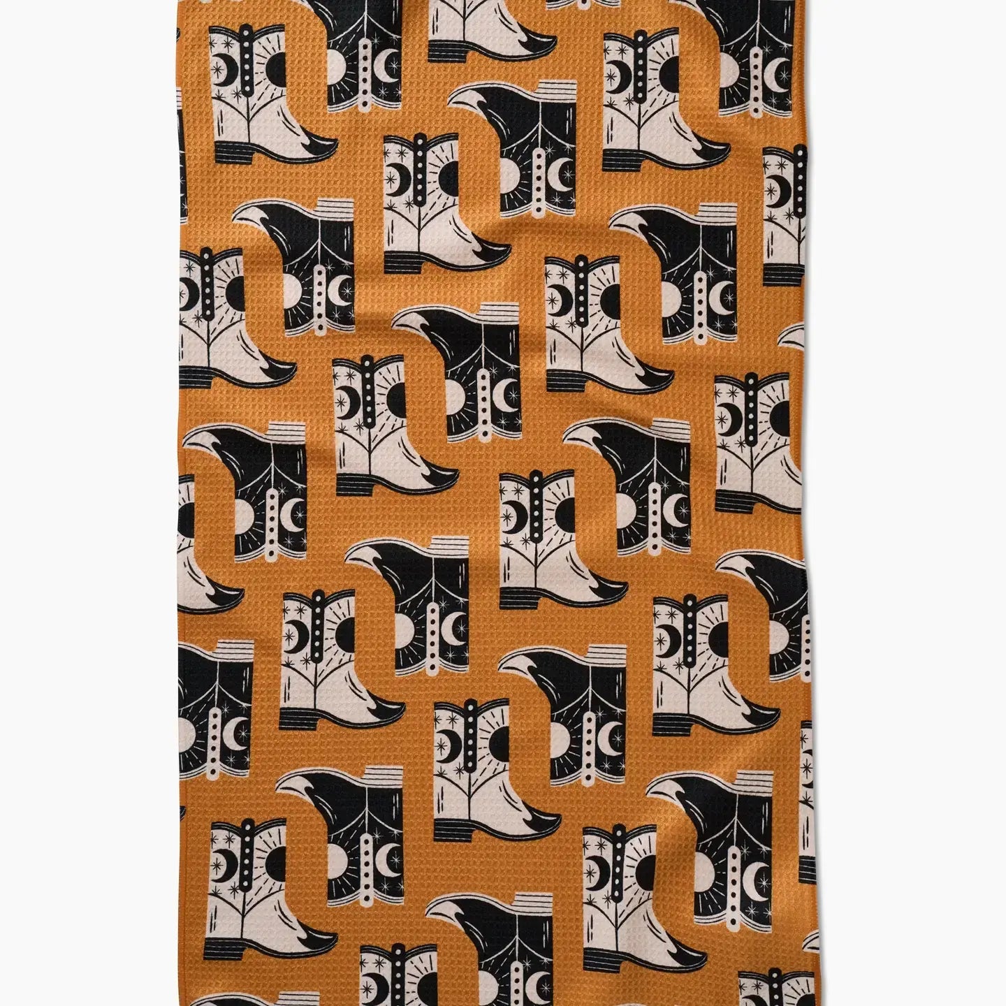 tea towel - microfiber - cowboy boots by geometry house