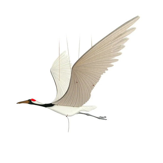 mobile - flying - crane by tulia's artisan gallery