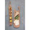 cheese board w/handle - acacia wood by creative co-op