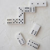 alabaster domino set - soapstone box by creative co-op
