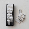 alabaster domino set - soapstone box by creative co-op